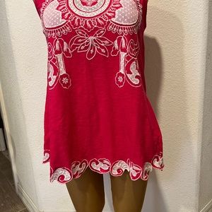 Hot Pink Tunic Tank Top